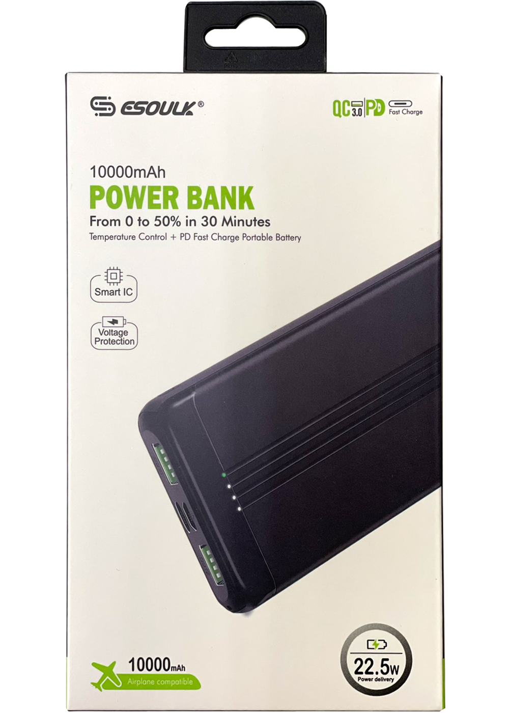 Power Bank_Fast Charge (22.5W) Black_QC_PD_10000mAh